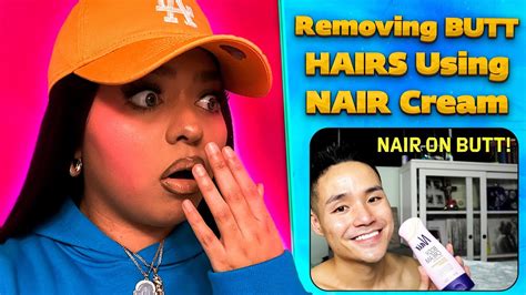 Removing BUTT HAIRS Using NAIR Cream A Visual Guide : Kevin Leonardo ...